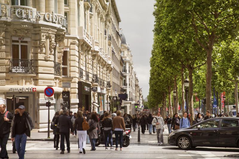 Avenue des Champs-Elysees, France