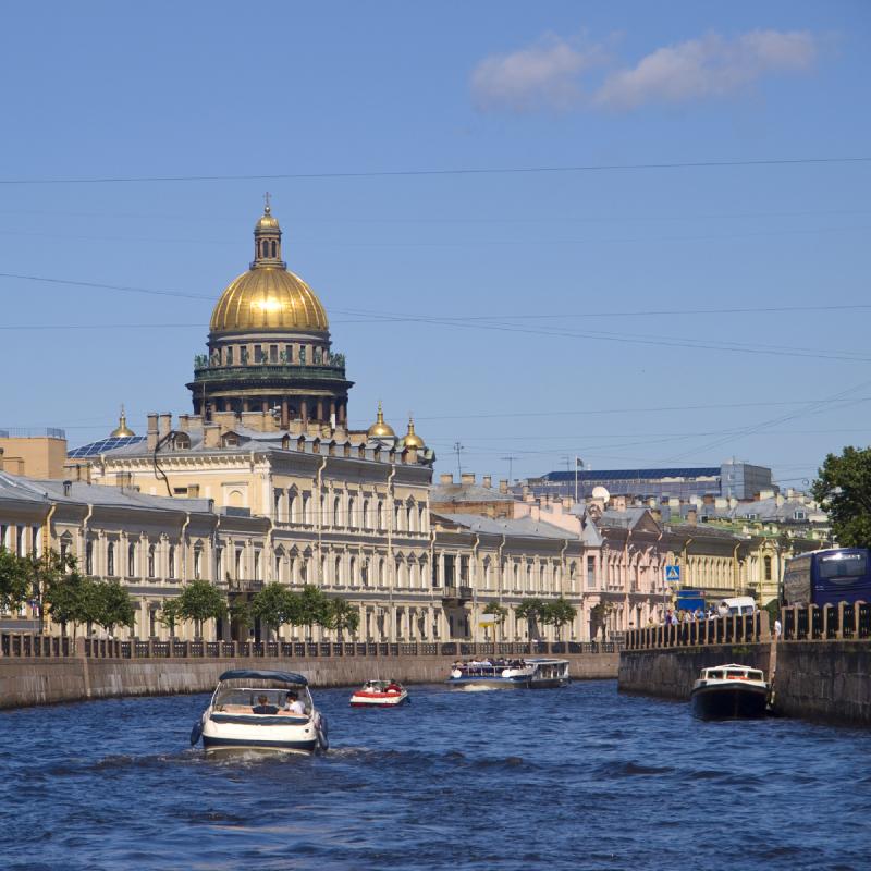 River Mojka, St. Petersburg, Russia